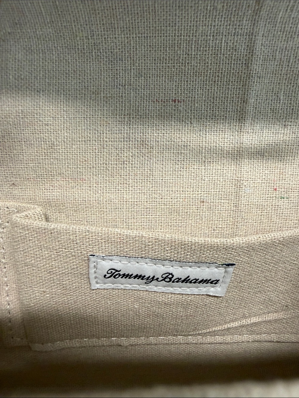 Tommy Bahama | Natural Clutch with Bamboo Handle & Snap Lock w/Crossbody 🌴 - Picture 10 of 10